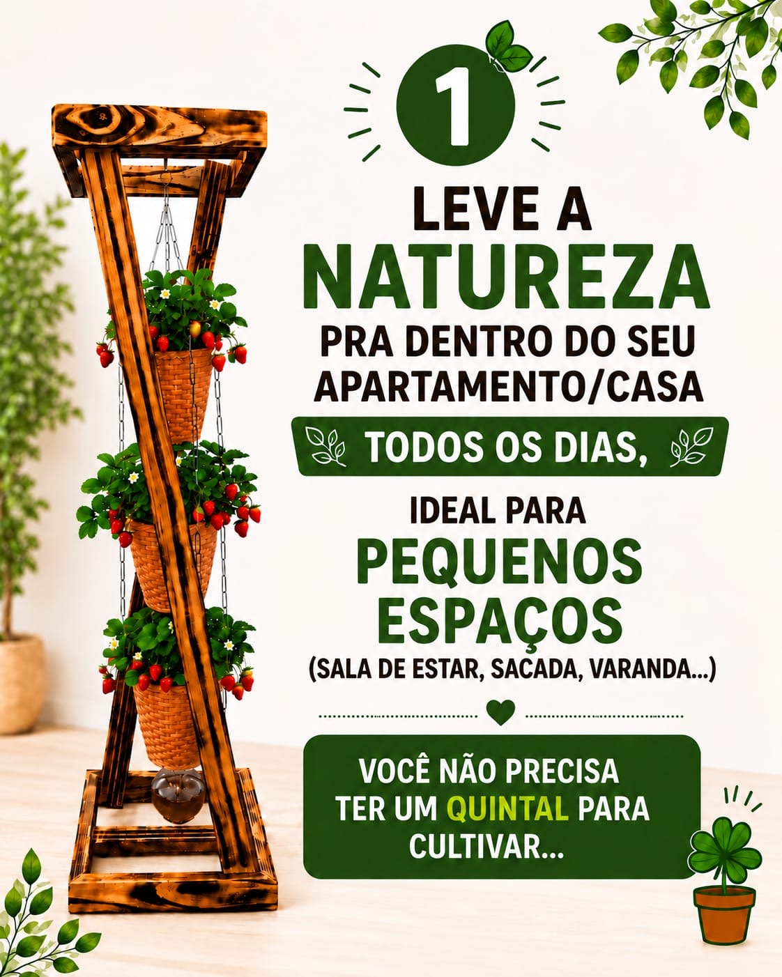 Natureza dentro de casa